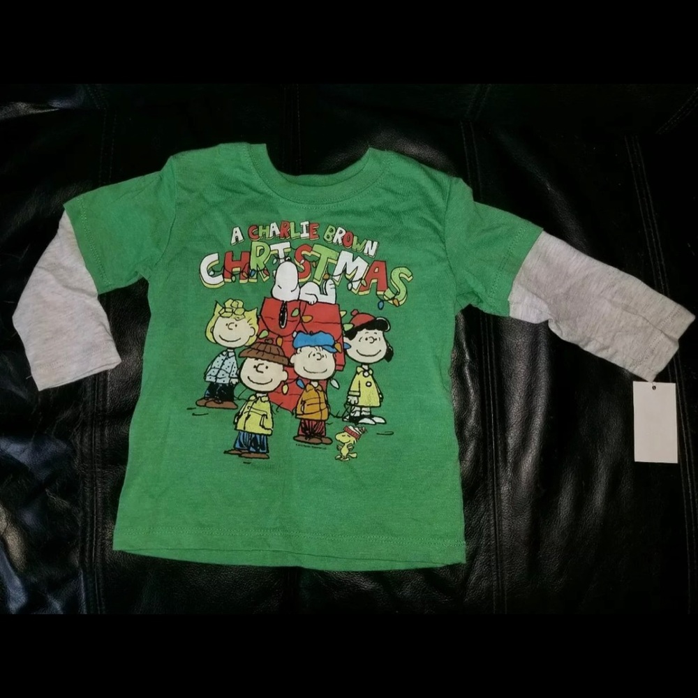 Charlie Brown Christmas Long Sleeve Tee 24 Months - Condition is New with tags